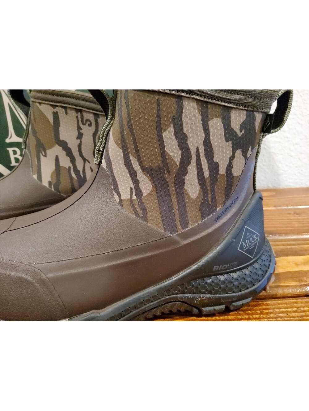 Th Original Muck Boot Outscape Max Ankle Slip On Women's Sz 5M Camouflage - Picture 3 of 11